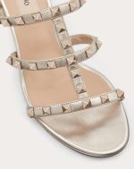 ROCKSTUD METALLIC CALFSKIN LEATHER SLIDE SANDAL 60 MM - Image 5